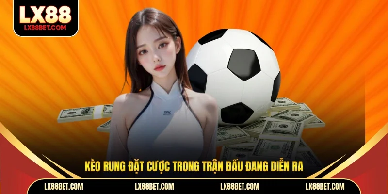Kèo rung đặt cược trong trận đấu đang diễn ra