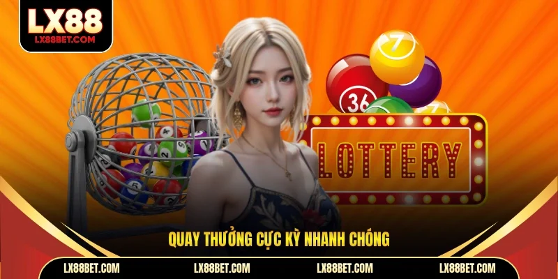 Quay thưởng cực kỳ nhanh chóng